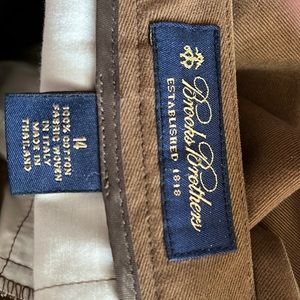 Brushed cotton wide leg slacks